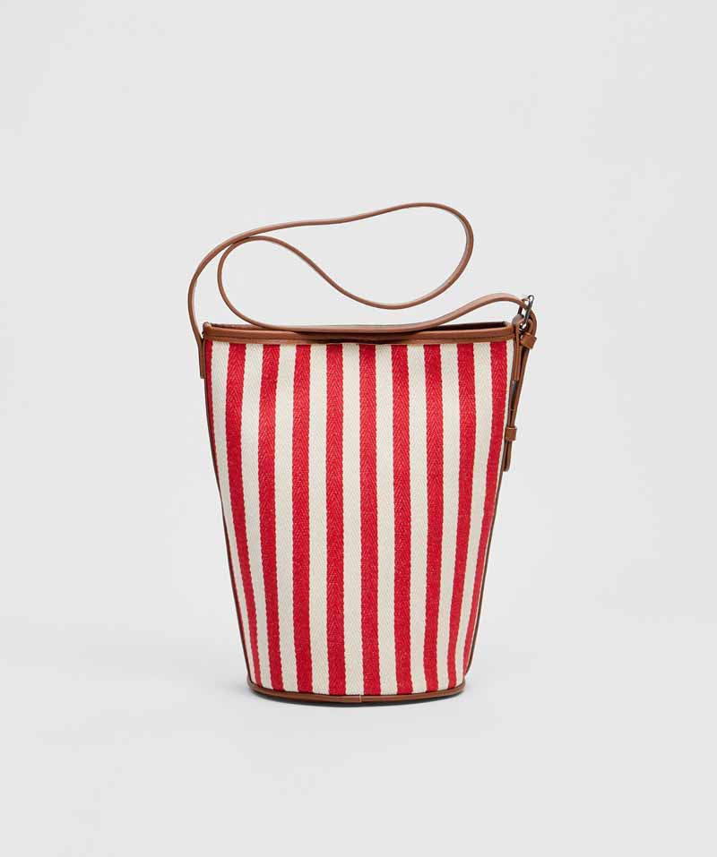 STRAD1VARIUS Stripped Tas Selempang Wanita Branded