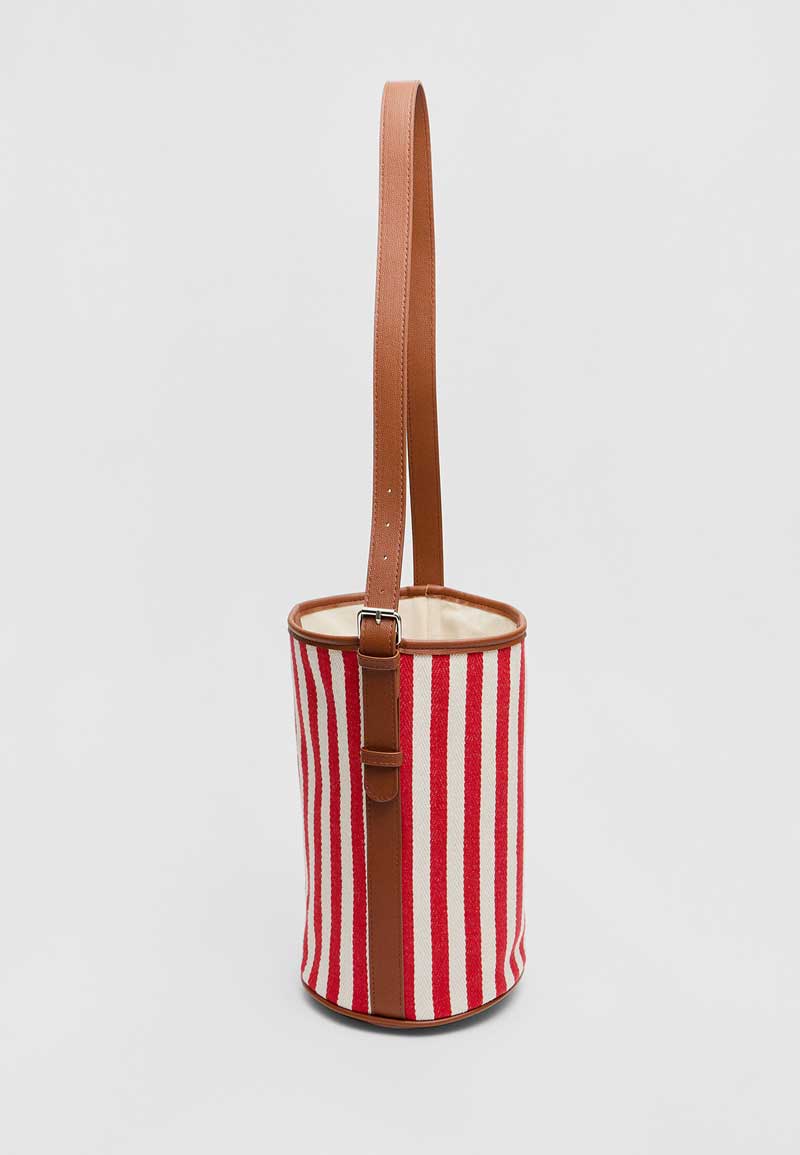 STRAD1VARIUS Stripped Tas Selempang Wanita Branded