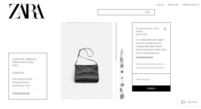 ZAR4 Vorono Tas Selempang Unisex Branded