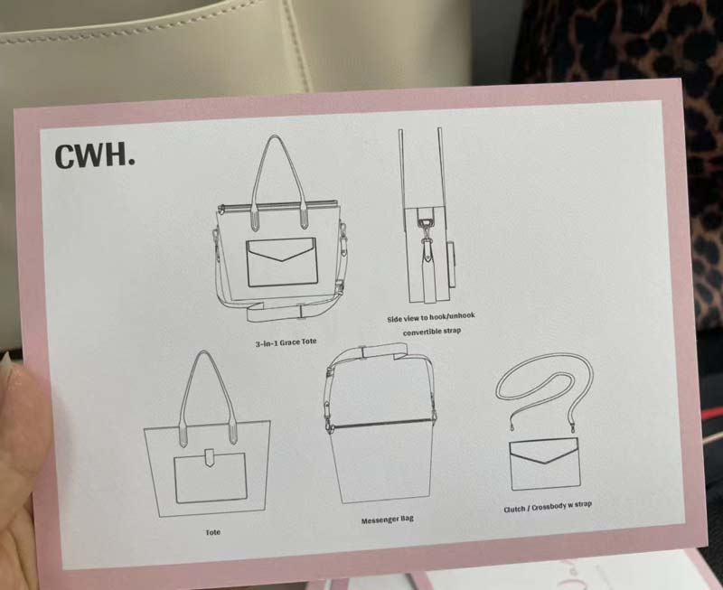 CWH Tas Tote Bag Branded 3 In 1