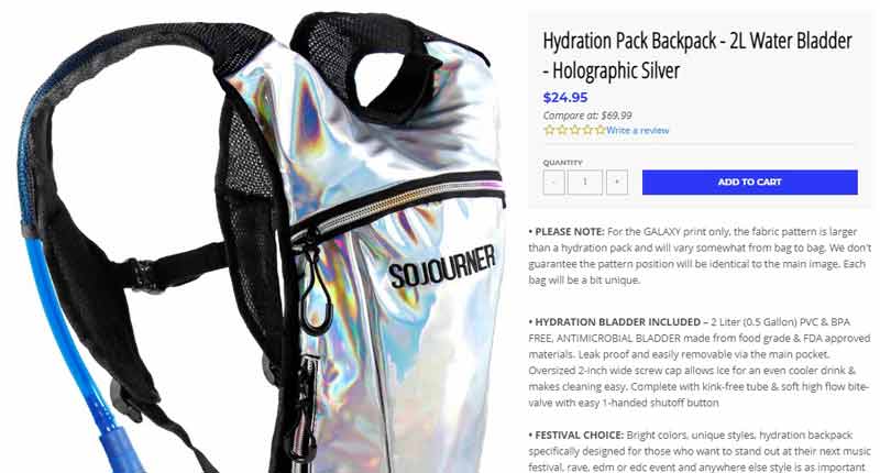 Sojourner Tas Ransel Hydropack Sepeda dan Lari