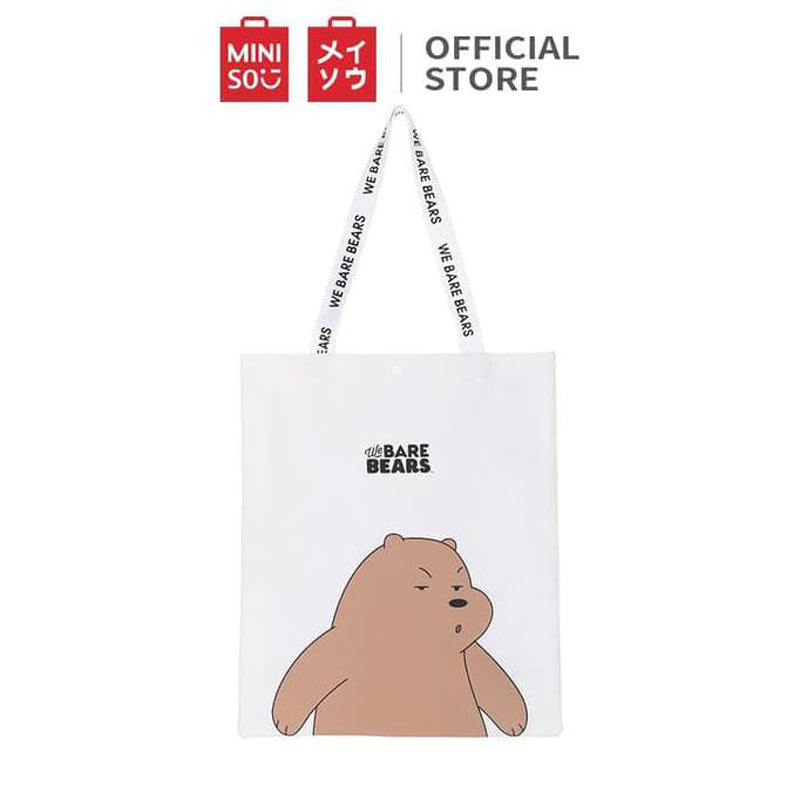 Harga tote bag miniso we bare bears top