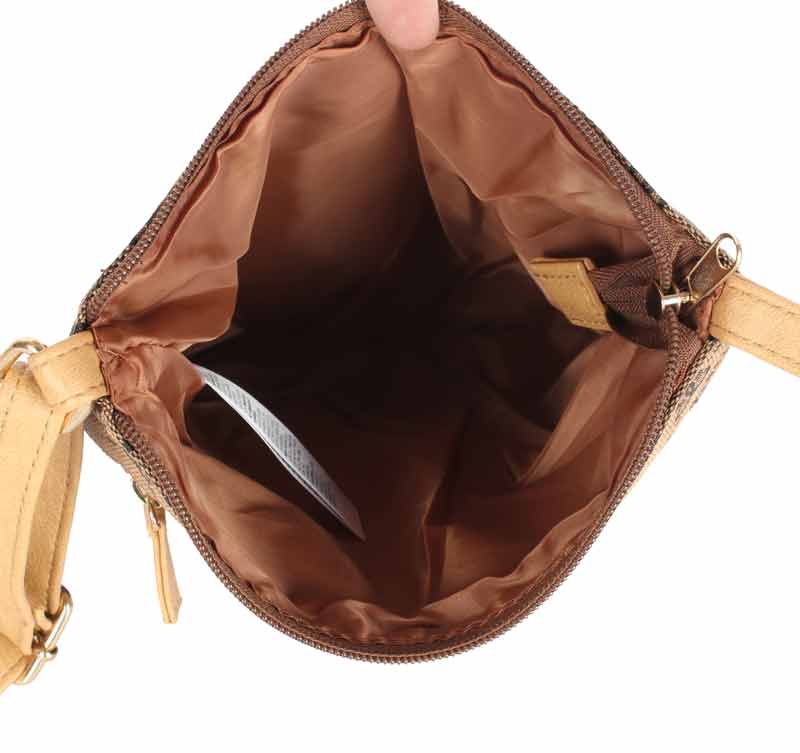 Catanic Brown Tas Selempang Wanita Nylon